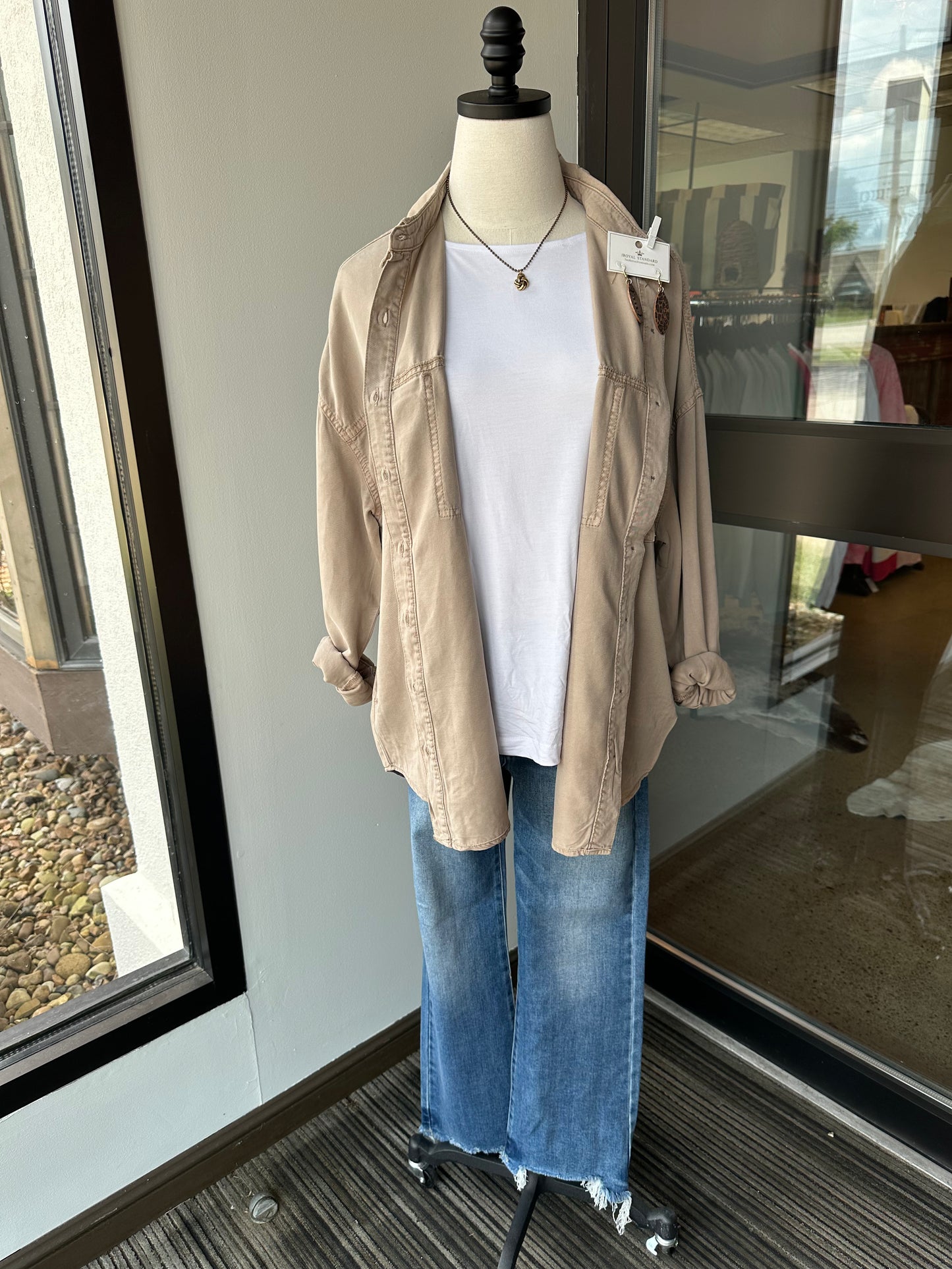 Oversized Tencel Shirt