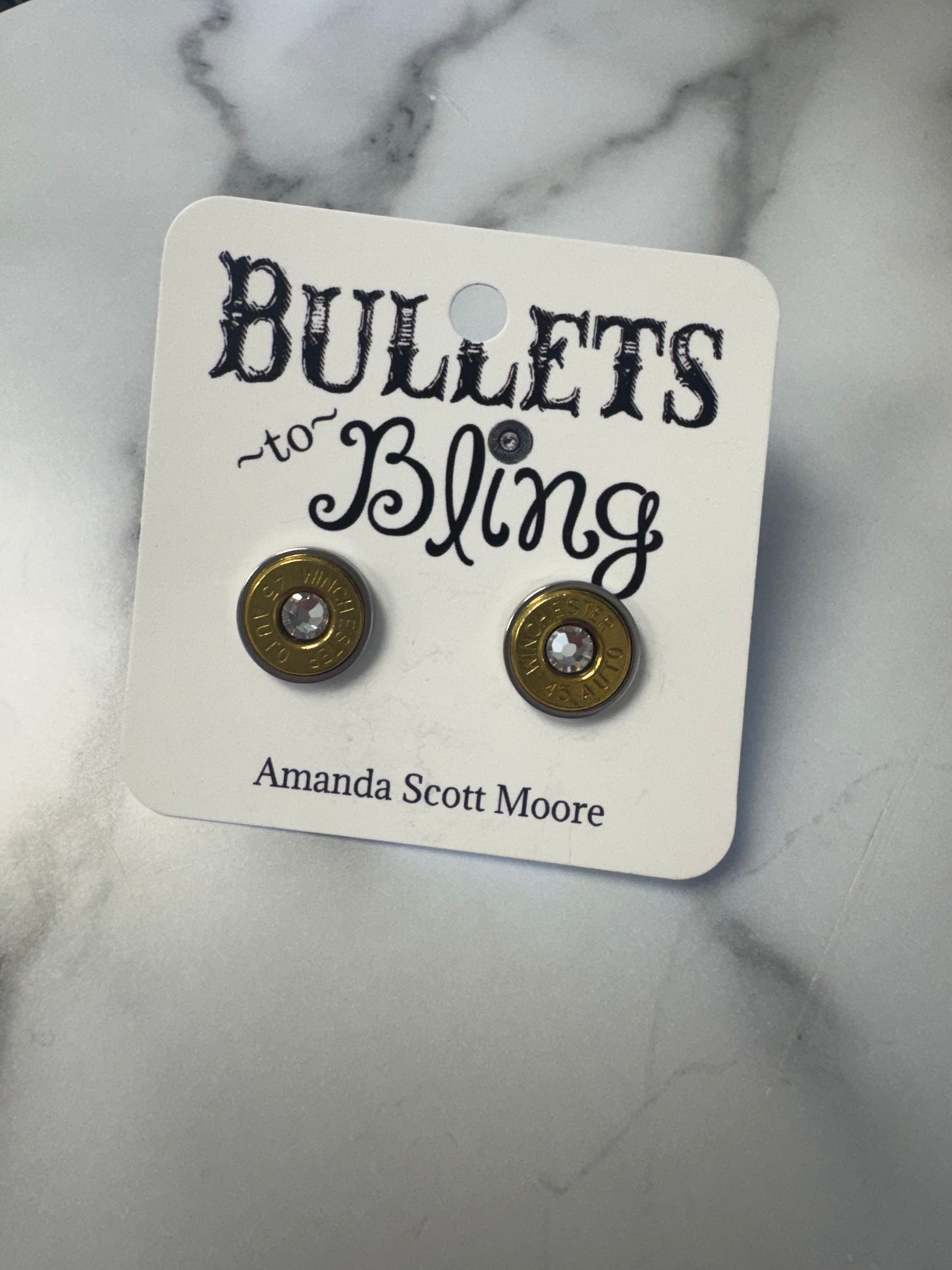 Bullets to Bling Earrings