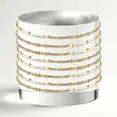 Confetti Beaded Bangle Stacking Bracelets