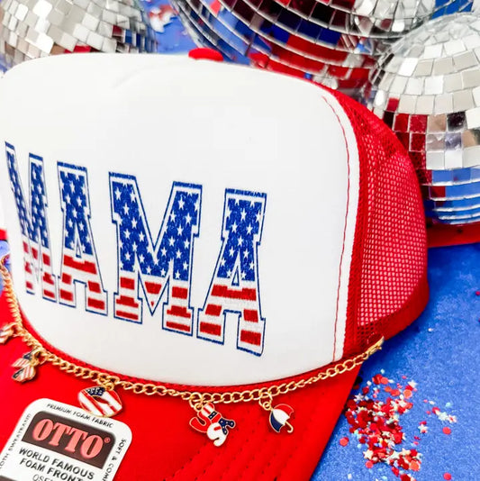American Mama Trucker Hat
