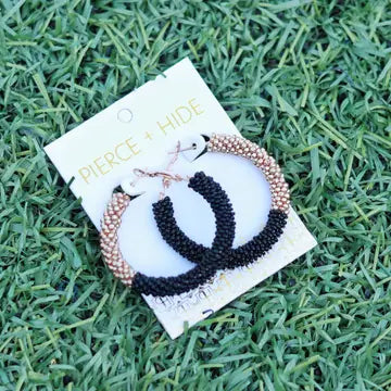Custom Beaded Game Day Earrings