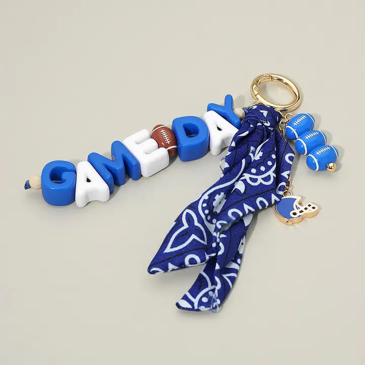 Gameday Football Bag Charm