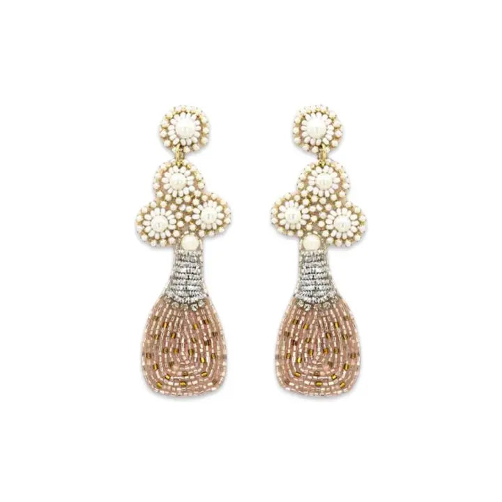 Beaded Christmas Earrings