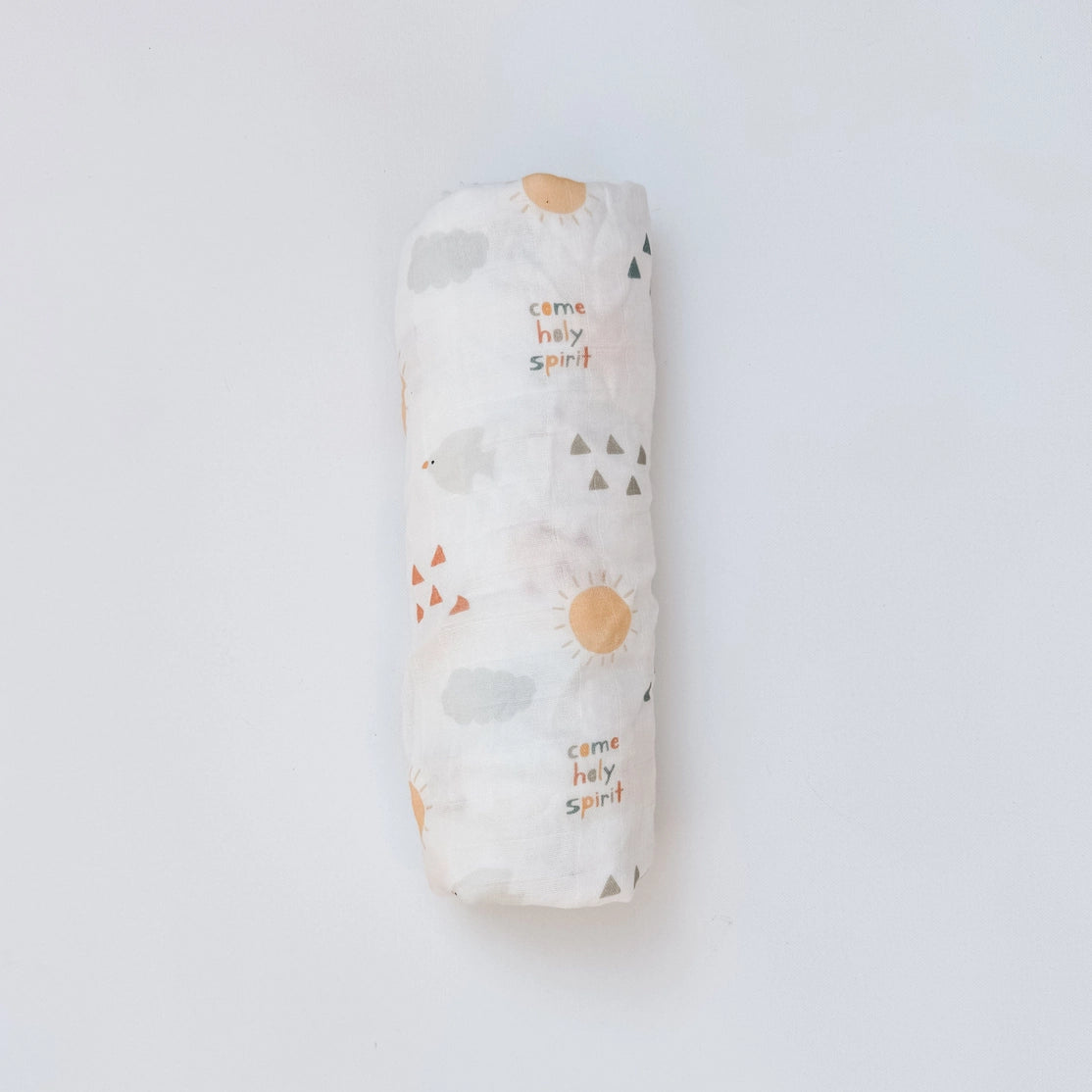 Come Holy Spirit Muslin Blanket