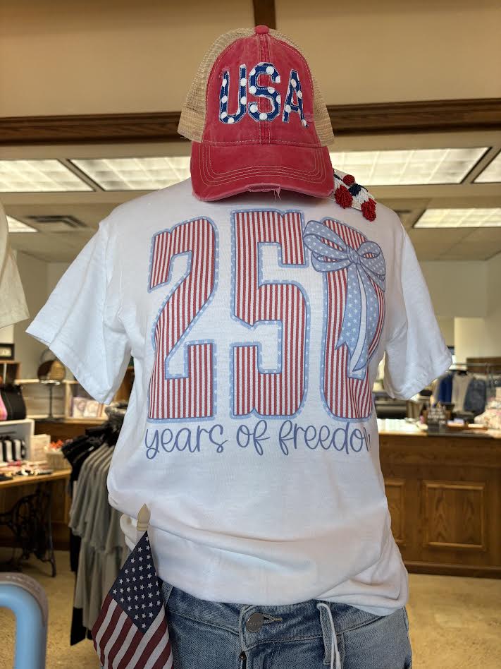 Stars and Stripes Bow Tshirt