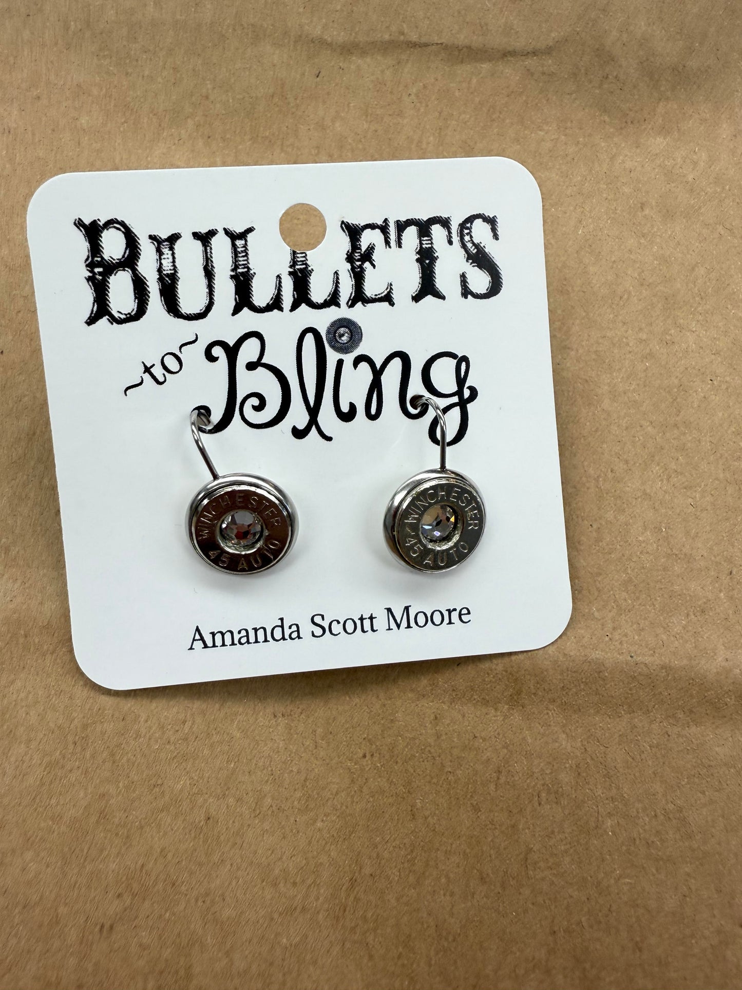 Bullet to Bling Bullet Stud Earrings
