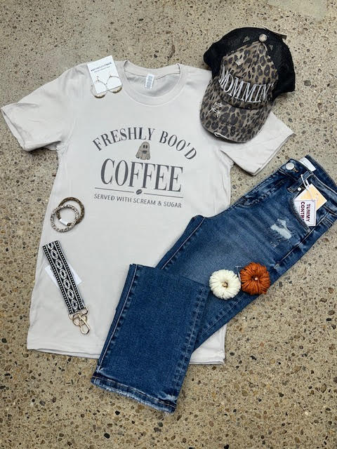 Freshly boo'd coffee tee