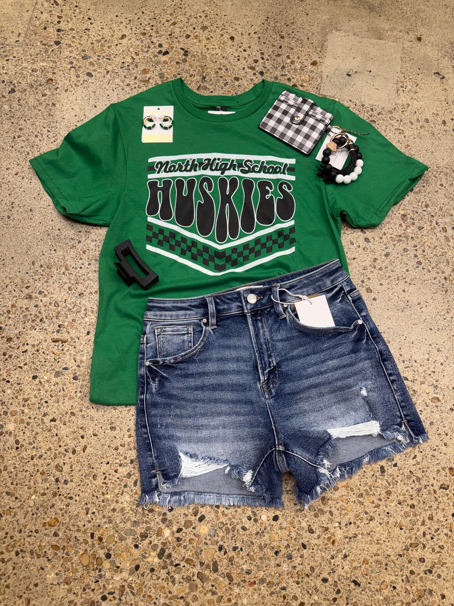 Retro Checkered Spirit Tee